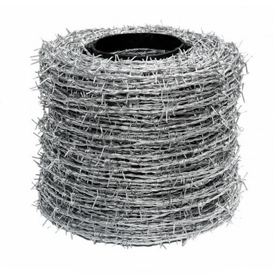 1.4mm-2.6mm Diâmetro de fio galvanizado Tecido de fio de ferro com espinhos para requisitos personalizados