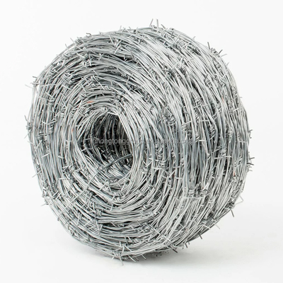 Arame farpado galvanizado a quente para construção de rede de proteção de vedação de segurança PVC revestido de ferro 50kg certificado BSCI