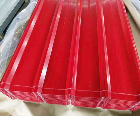 20-275 g/m2 Chapas de telhado galvanizadas onduladas revestidas com zinco de 5 mm Ideal para estufas e desempenho durável
