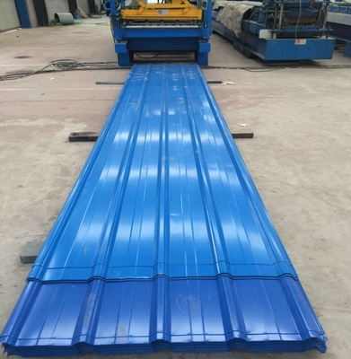 Tolerância de decoração de telhado ± 1% Aço corrugado DX51D DX52D Chapas de telhado de aço galvanizado Preços Chapa de telhado corrugada