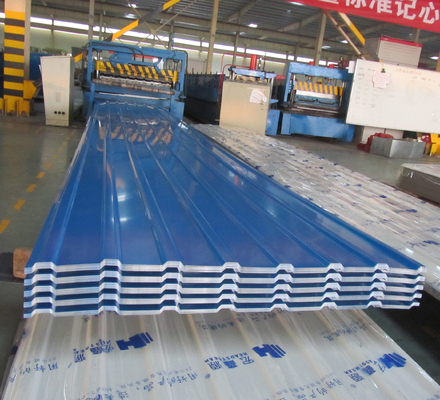 Tolerância de decoração de telhado ± 1% Aço corrugado DX51D DX52D Chapas de telhado de aço galvanizado Preços Chapa de telhado corrugada