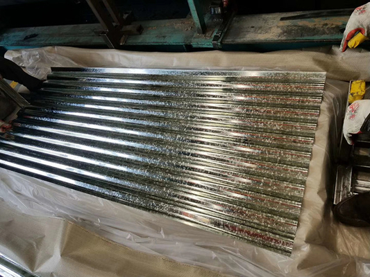 Folha de telhado galvanizada Spangle Regular 0.5 Placa de telhado Galvanizado Zinc Dureza Full Hard Spangle Tipo Spangle Regular