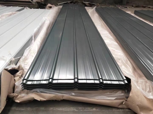 Descolagem PPGL revestido por cores Chapas de telhado corrugadas zinc galvanizado metal corrugado chapa de ferro pré-pintada aço galvanizado