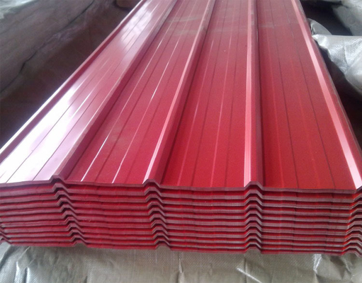 Descolagem PPGL revestido por cores Chapas de telhado corrugadas zinc galvanizado metal corrugado chapa de ferro pré-pintada aço galvanizado