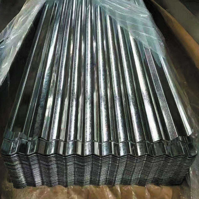 Alta resistência a condições extremas, chapa de telhado de aço galvanizado ondulado com certificação JIS e tolerância de ± 1%