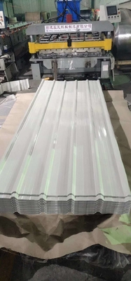 SGCC/CGCC/DX51D Z/Q195-Q345 PPGI Coil de aço revestido de cor Chapa de aço pré-pintada GI GL Materiais de construção PPGI Wave
