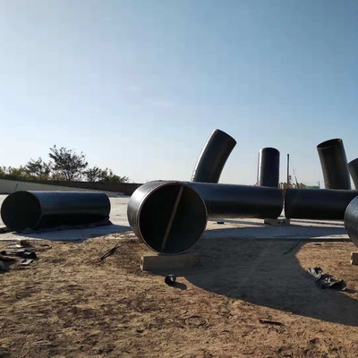 Tratamento de superfície especial Tubo de aço soldado pintado a preto para projetos de construção