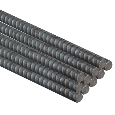 HRB400 HRB335 Rebar de aço D10 D12 D16 D20 Barra redonda deformada comprimento 6m 8M 9m 12M para reforço de concreto