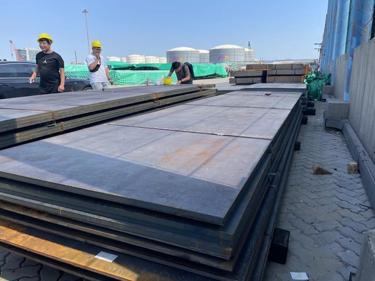 Chapa de aço não ligado Chapa de aço laminada a quente para fabricação de peças metálicas com certificação ISO9001