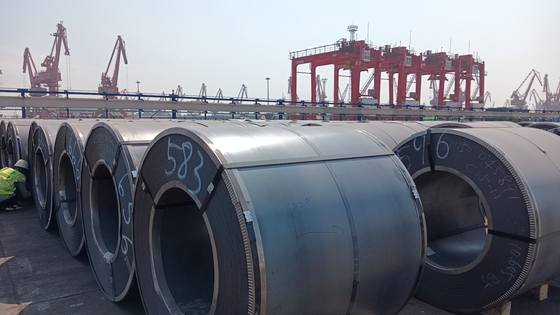 Superfície lisa Grade Q235 Carbon Steel Coil ASTM Q235 Q235B Q195 A283 Standard HRC prime chapa de aço laminada a quente em bobinas
