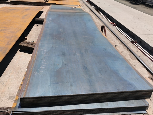 Dobragem de chapas de aço carbono de grande porte 2*1250*6000mm Q355 SS400 Q195 laminadas a quente