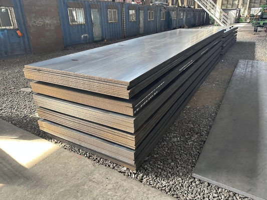 Dobragem de chapas de aço carbono de grande porte 2*1250*6000mm Q355 SS400 Q195 laminadas a quente