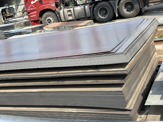 Folha de aço de carbono laminada a quente de alta tolerância 3 mm 6 mm 10 mm espessura A36 St37 Q235 SS400 ASTM A283 para aplicações sem liga