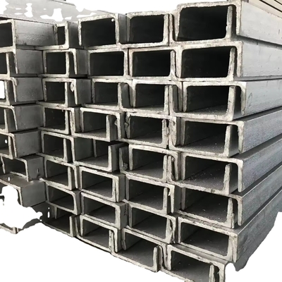 Profissionais de aço laminados a quente de vigas U Q235/Q345/SS400/ST37-2/ST52/Q420/Q460/S235JR/S275JR/S355JR para suportes estruturais
