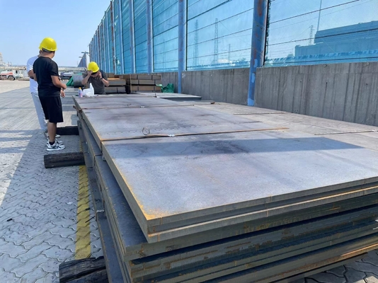 St37/St42/St37-2/St35.4/St35 Chapa de aço laminada a quente para edifícios e tubos Q235B/S235JR aço carbono