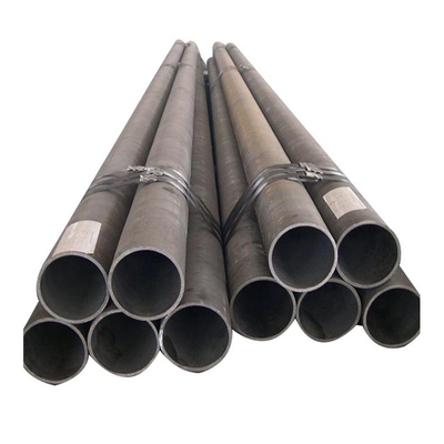 ISO9001 Certificado ASTM A53 Tubo de aço de carbono sem costura P235GH Tubos de aço pintados de preto