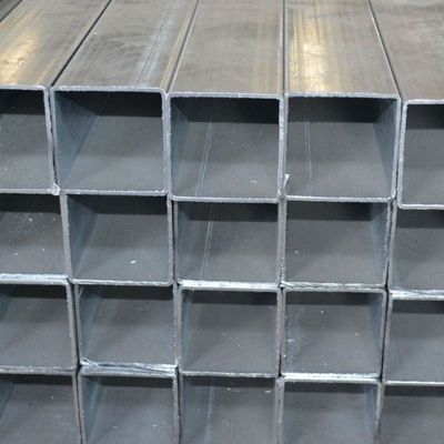 Q195/Q215/Q235/Q345/SS400 Grau de zinco revestido Gi Tubo de ferro galvanizado de aço de secção oca Tubo quadrado com 0,8 20 mm de espessura
