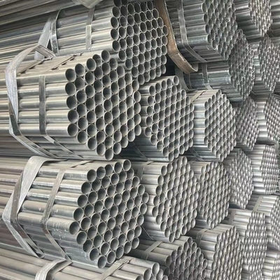 Tamanho personalizado G60 G90 Tubo de aço galvanizado revestido com zinco com tolerância de ± 1% e comprimento de 12 m Técnica de laminado a quente