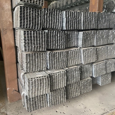 Serviço de Processamento de Punção de Tubos de Aço Quadrados Galvanizados e Tubos Retangulares Pré-galvanizados de 6,4 M de comprimento