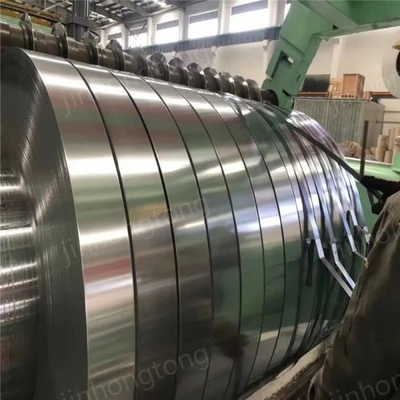 Fita de aço inoxidável de fornecimento direto 1.4310 0,2 mm espessura 304 316 201 SS Fita de aço sem costura Dimensão personalizada NO. 3 Superfície