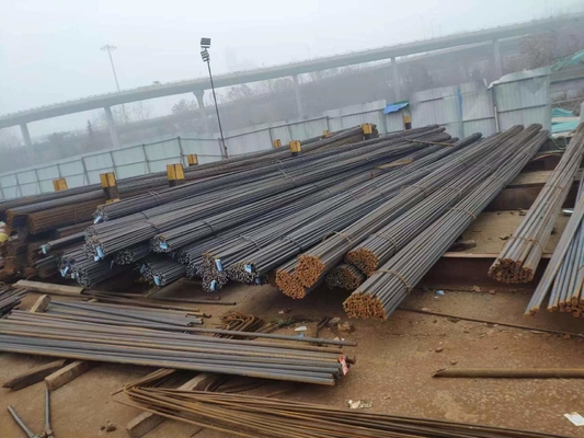 Padrão de Baixo Carbono GB ASTM JIS DIN BS Ferro com nervuras Gr60 40 Y12 Tmt Barrada redonda de reforço de aço para construção de edifícios