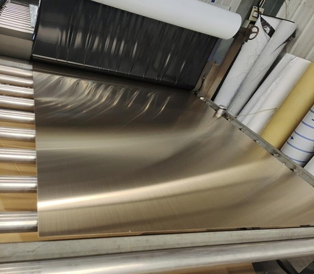 ASTM A240 Chapa de aço inoxidável 201 304 316 316L 409 laminada a frio laminada a quente com largura de 20 mm-1500 mm e acabamento de superfície BA