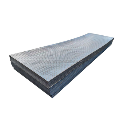 347 ASTM Standard S235 Calculadora de peso de chapa a quadros 4,5 mm Antiderrapante MS Chapa de piso a quadros de aço leve