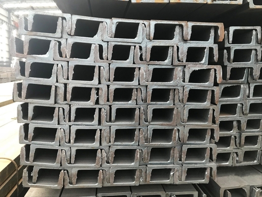 Canais de aço galvanizado em C estrutural em forma de U Q235/Q345/SS400/ST37-2/ST52/Q420/Q460/S235JR/S275JR/S355JR