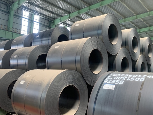 Carbono de aço bobina de pele Passagem Sim Fabricação de pequenas ferramentas ASTM A36 A283 A387 Q235 Q345 S235jr bobinas laminadas a quente