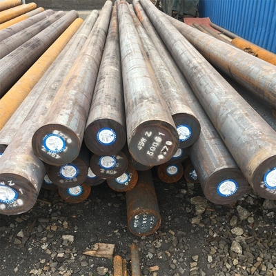 Processamento ASTM 4140 A36 Q235/Q345/SS400 Barras redondas de aço carbono leve com superfície polida escura picada