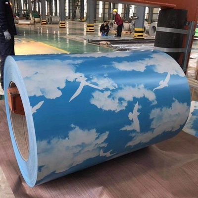Comprimento personalizado Full Hard SGCC/DX51D Color Coated Steel Coil Prepainted Galvanized Steel Coil PPGI Coil para Indústria