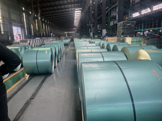 Galvalume Steel Coils Az150 Galvalume Coil Steel para largura 1000/1250/1500mm e peso de bobina personalizado de 3-5 toneladas