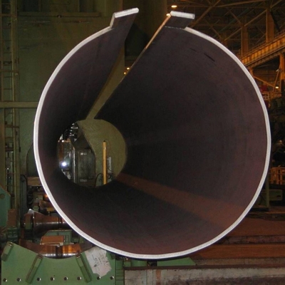 Tubos de aço carbono sem costura Q235 laminados a quente para construção de tubulações em bom estado