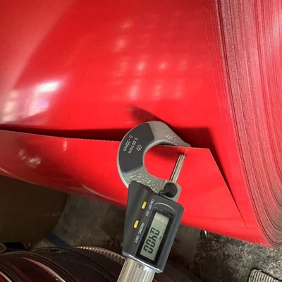 PE HDP SMP PVDF Revestimento de cor de superfície SGCC/DX51D bobina de aço galvanizado pré-pintada PPGI bobina de aço PPGL para revestimento de cor