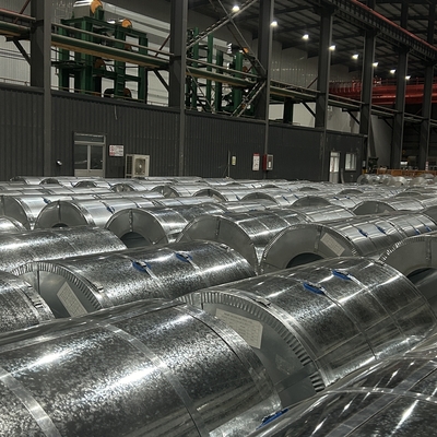 Serviço de corte 90g bobina de aço galvanizado Q235 1.6*1220mm Chapa de aço galvanizado mergulhada a quente em bobinas AZ150 G550