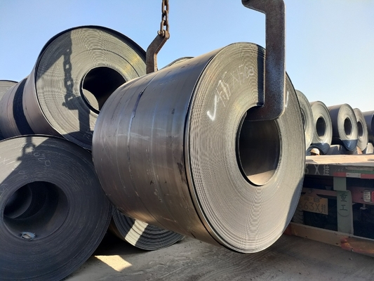 Ss400 Q235 Q345 Resistência Sphc Carbono Aço Bobina Ferro Aço Tolerância Metal ± 1% Largura 600-2000mm conforme exigido