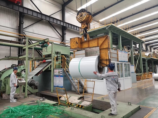 Comprimento personalizado de revestimento de cor macia bobina de aço galvanizado Ral9009 PPGI/PPGL pintura macia amostra livre