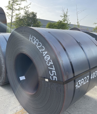 Não ligado Astm A36 A53 Q195 S235jr Q235 Q345 2mm 4mm 6mm 10mm Skin Pass Black Roll Hot Rolled Mild Ms Carbon Steel Coil