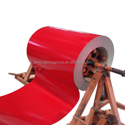 SGCC/CGCC Grade Color Coated Steel Coil para aplicações industriais Largura 600-1250MM ID de bobina 508/610mm Fabricado