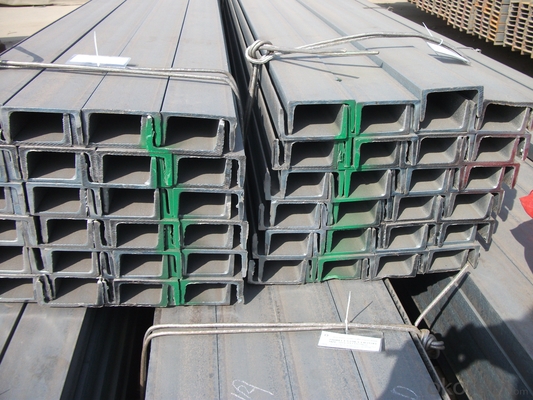 Aço não ligado de ferro carbono tipo U para suportes estruturais em materiais de construção
