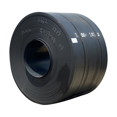 BS EN GB AiSi ASTM DIN JIS Standard High Hardness Hot Rolled Carbon Steel Coil com passagem de pele e sem benefício