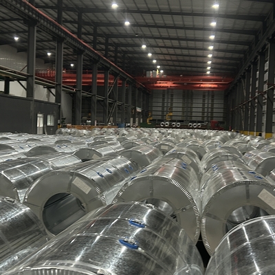 Chapa de aço galvanizado em bobinas SGCC/CGCC/DX51D/Q195/Q235/Q345 com revestimento de zinco Z60 Z275
