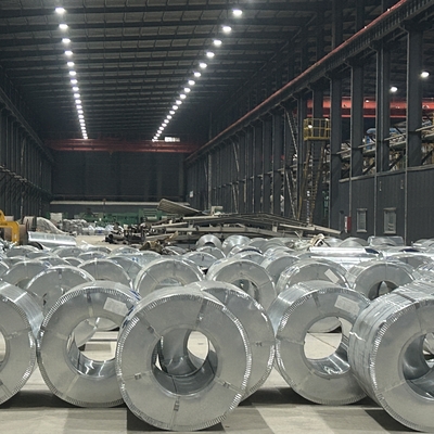 Chapa de aço galvanizado em bobinas SGCC/CGCC/DX51D/Q195/Q235/Q345 com revestimento de zinco Z60 Z275