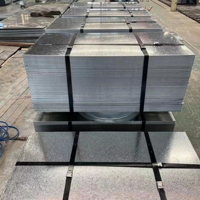 1220 * 2440 MM Chapa de aço galvanizado 0.1-8 mm Espessura para construção de material de construção