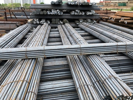 Indústria Material de construção Q235 Q255 Q345 Rodas de aço de barra redonda laminada a quente laminada a frio para tamanho e diâmetro personalizados