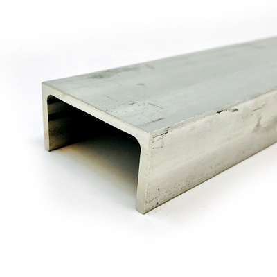 Canais de aço inoxidável laminado a frio personalizáveis com perfil tipo U com acabamento de superfície TSHS/2B/THS/2D/BA/2BB/No.3
