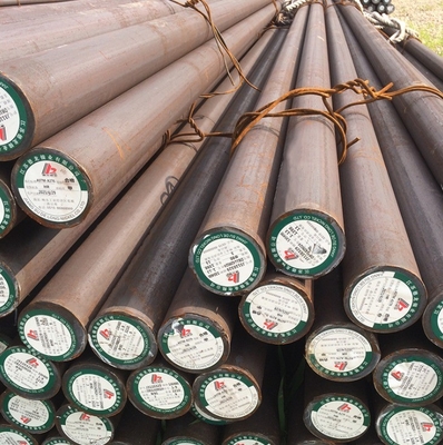 Q235 Q255 Q345 laminado a quente laminado a frio Rodas de aço de barra redonda para material de construção industrial Dimensão personalizada Amostra livremente