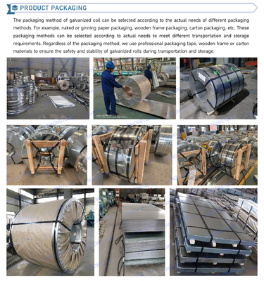 DX51d de alta qualidade 0,2 mm Z80-225g chapas de metal galvanizadas laminadas a frio chapas de aço galvanizado GI para venda