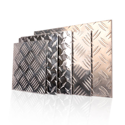 Alta resistência 6mm 10mm Chackered Aluminum Sheet 6061 6063 6082 6A02 Aluminum Checker Plate para estrutura