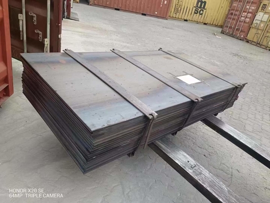 Boa qualidade ASTM A36 SS400 Q235 Q345 Q355 Chapa de aço carbono laminada a quente para construção de edifícios